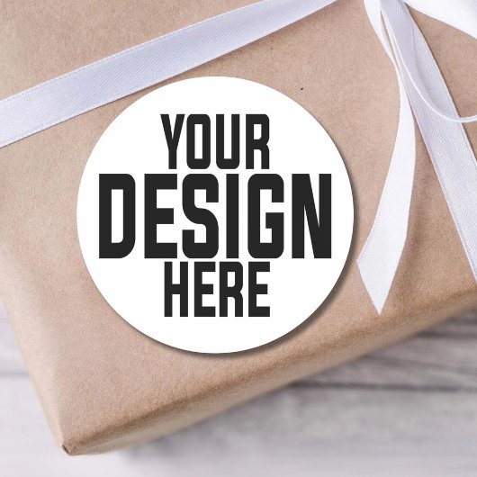 オリジナル印刷ロゴ 小規模事業所 個人用 ラウンドシール