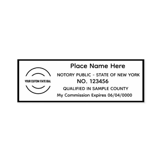 オリジナル印鑑 公証人スタンプ セルフインキングスタンプ (デザイン)