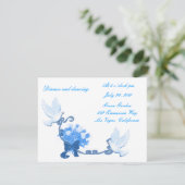 オリジナル受付カード 招待状 (スタンド正面)