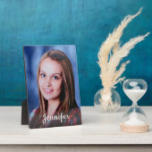 オリジナル名の写真 フォトプラーク (側面)