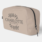 オリジナル名の化粧ポーチ バチェロレッテパーティー用 ドップキット (右コーナー)