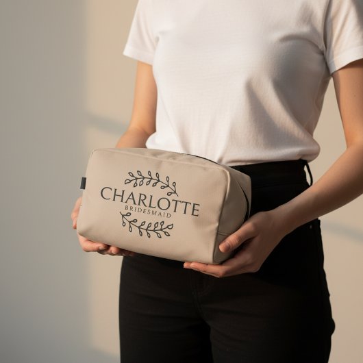 オリジナル名の化粧ポーチ バチェロレッテパーティー用 ドップキット