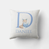 オリジナル名の私の小さな狐が本を読んでいる クッション (裏面)