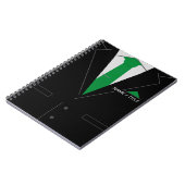 オリジナル名入りビジネスノート ノートブック (左側)