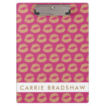 オリジナル名入り ゴールド グリッター リップ ピンク