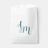 オリジナル名入れの結婚式のお返しギフトバッグ フェイバーバッグ (正面)