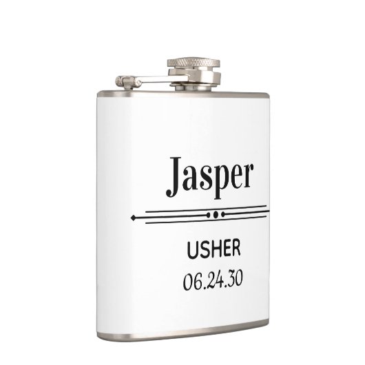 オリジナル名入れ フラスク (右)