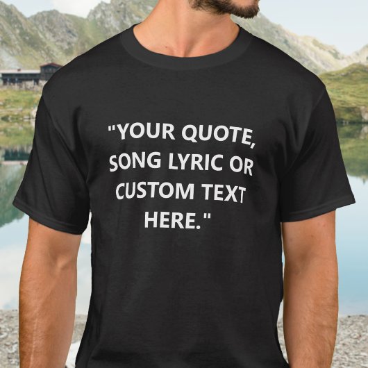 オリジナル名言グッズを作ろう Tシャツ