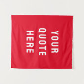 オリジナル名言バナー あなただけの名言ウォール タペストリー (正面(横))