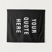 オリジナル名言バナー あなただけの名言ウォール タペストリー (正面(横))