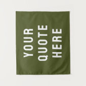 オリジナル名言バナー あなたの名言ウォールカスタマイズ タペストリー (正面)