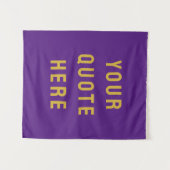 オリジナル名言バナー あなたの名言ウォール タペストリー (正面(横))