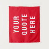 オリジナル名言バナー あなたの名言ウォール タペストリー (正面)