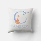 オリジナル名 わたしの小さな狐、蝶を見る クッション (裏面)