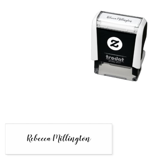 オリジナル名 イニシャル モノグラム 現代風 セルフインキングスタンプ (インサイチュ)