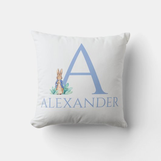 オリジナル名 ピーターザラビット クッション (正面)