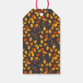 オリジナル名 秋の落ち葉 ギフトタグ (裏面)