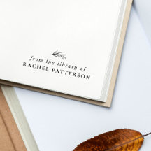 オリジナル図書館スタンプ 自分の名前を入れて本に特別な印を