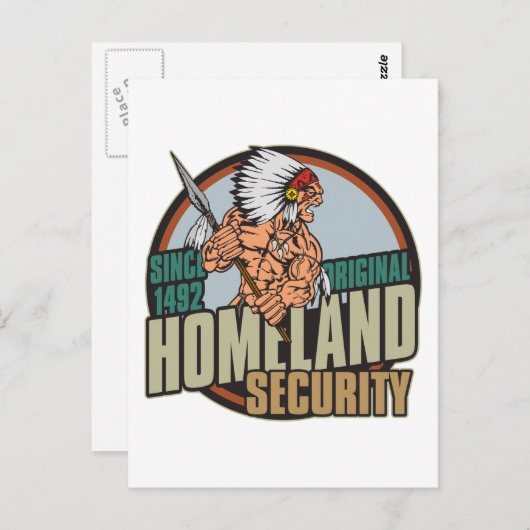 オリジナル国土安全保障 ポストカード (正面/裏面)