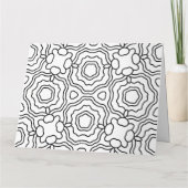 オリジナル塗り絵グリーティングカード（０８） カード (裏面)