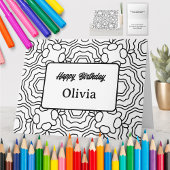 オリジナル塗り絵グリーティングカード（０８） カード