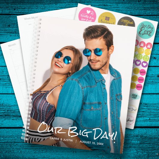 オリジナル大きい日のカスタム写真ウェディングプランナー プランナー手帳