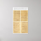 オリジナル大荷車を引く統独立宣言 キャンバスプリント (正面)