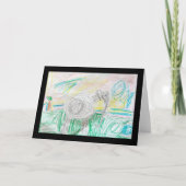 オリジナル子供アートプリント カード (正面)