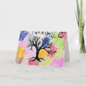 オリジナル子供アートプリント カード (正面)