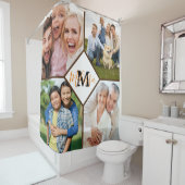 オリジナル家族写真 シャワーカーテン (インサイチュ)
