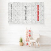 オリジナル屋外ビニールバナー • フルカラー 横断幕 (インサイチュ)