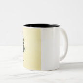 オリジナル州のメインパインツリー国旗のマグカップ ツートーンマグカップ (正面右)