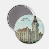 オリジナル市庁舎バッファロー磁石 マグネット (正面/裏面)