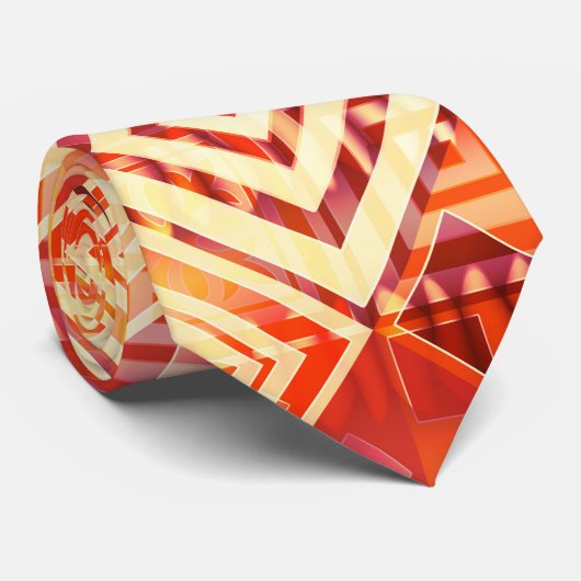 オリジナル幾何学的抽象芸術パターンタイ ネクタイ (ロール)
