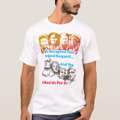 オリジナル建国の父 Tシャツ (正面)