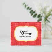 オリジナル引越しお知らせ 案内状 (スタンド正面)