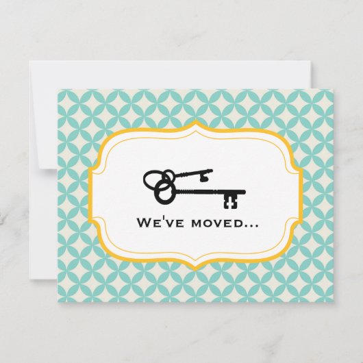 オリジナル引越しアナウンス 案内状 (正面)