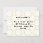 オリジナル引越しアナウンス 案内状 (裏面)