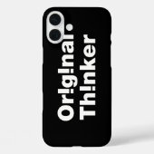 オリジナル思想家 Case-Mate iPhoneケース (裏面)