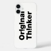 オリジナル思想家 Case-Mate iPhoneケース (裏面)