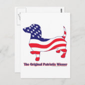 オリジナル愛国的ウィナー/ダシュント ポストカード (正面/裏面)