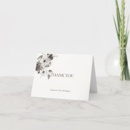 オリジナル感謝カード - セピア調 サンキューカード