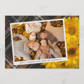 オリジナル感謝祭グリーティングカード プライドホリデーカード シーズンカード (正面)