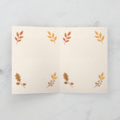 オリジナル折りたたみホリデーカード, サイズ: 標準, 5" x 7" シーズンカード (内部)