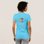 オリジナル抽象芸術アートから衣服 Tシャツ (裏面フル)