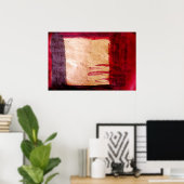 オリジナル抽象芸術アートプリントロスコスタイル ポスター (ホームオフィス)