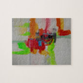 オリジナル抽象芸術アートワーク ジグソーパズル (横)