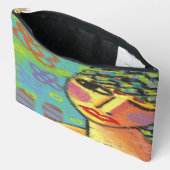 オリジナル抽象芸術アート運 アクセサリーポーチ (見開き)