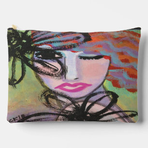 オリジナル抽象芸術アート アクセサリーポーチ