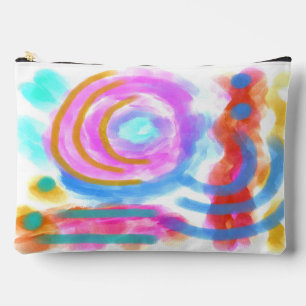 オリジナル抽象芸術アート アクセサリーポーチ